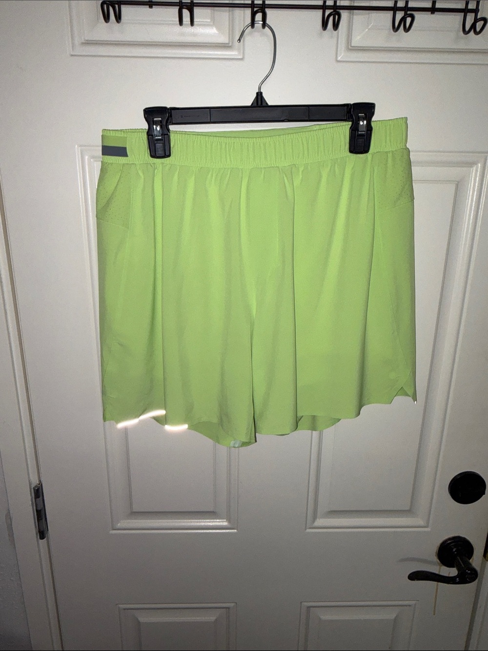 lululemon athletica Neon Lime Athletic Shorts